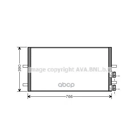 Радиатор Кондиционера Внешний Ava арт. FDA5407