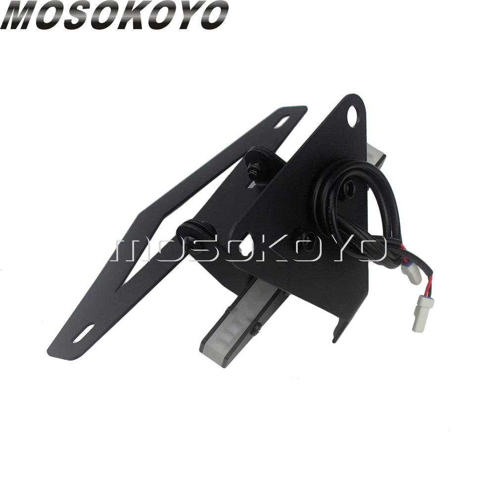 Для Aprilia RSV4 RR RF полный светодиодный хвостовик Tidy Stealth Fender Eliminator комплект интегрированных поворотников номерной знак светильник кронштейн