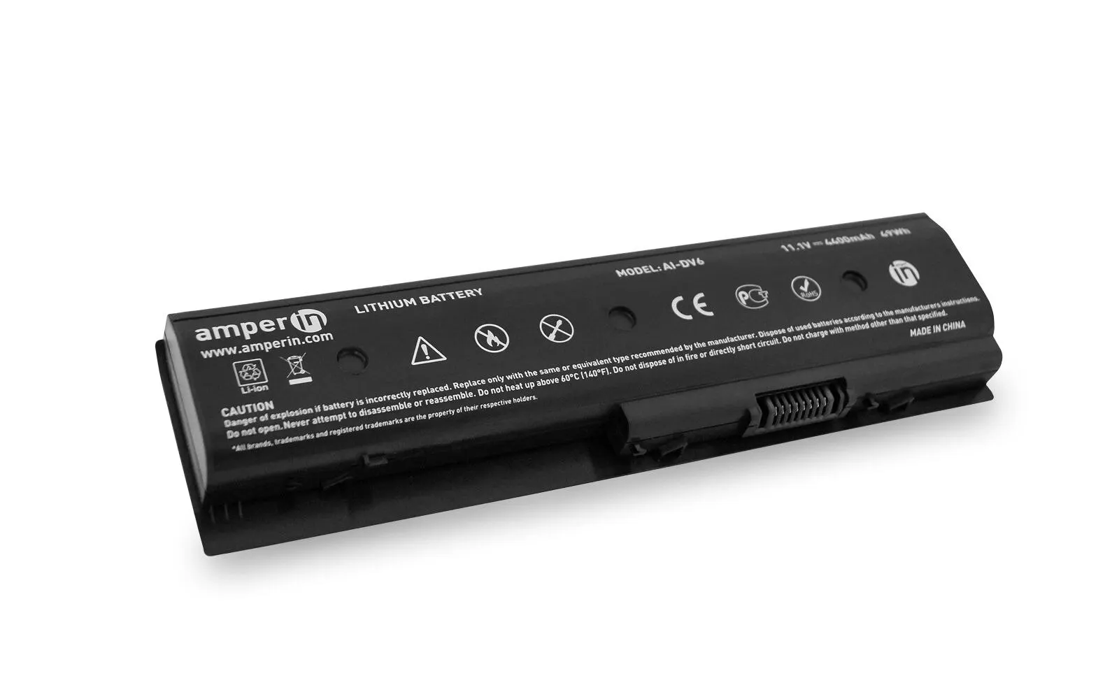 Аккумулятор Amperin AI-DV6 для HP Envy DV6-7000 DV7-7000 Pavilion DV4-5000 DV6-8000 Series p/n: 671567-1 | Компьютеры и