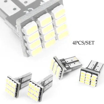 

4pcs 12V DC Red T10 1206 6 SMD LED Light Universal for Car Model With T10/194/168/158/12256/12961/2821/825/W5W Socket