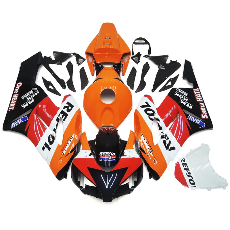 

Для Honda CBR1000RR CBR1000 RR 2004 2005 04 05 МОТОЦИКЛ ABS впрыск полный корпус автомобиля защитная пластина комплект обтекателей