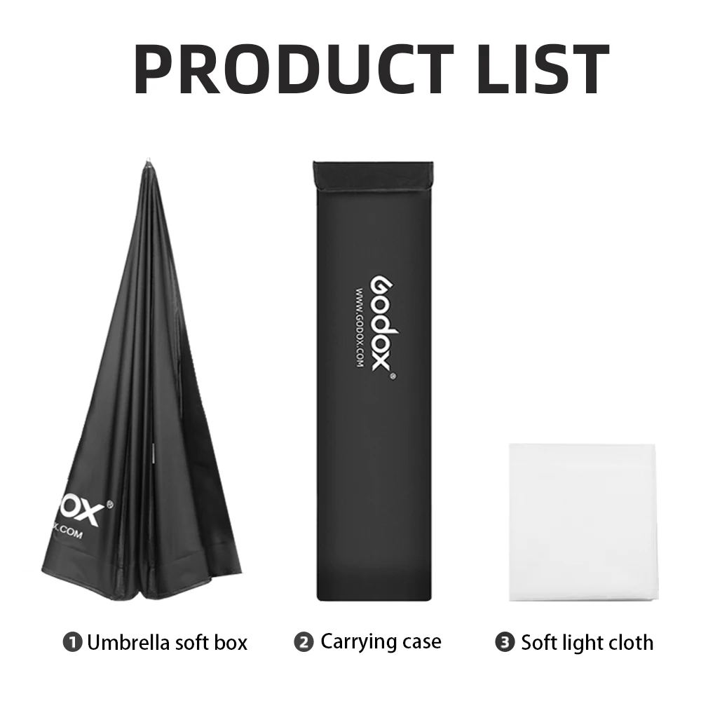 Godox портативный 60*90/50*70/60*60/60*80/70*70/90*90 см Зонт софтбокс для Фото Отражатель