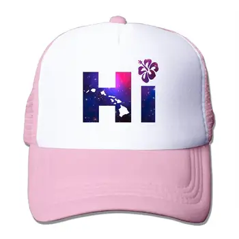 

Hi Hawaiian Islands Galaxy Trucker Hat Snapback Cap