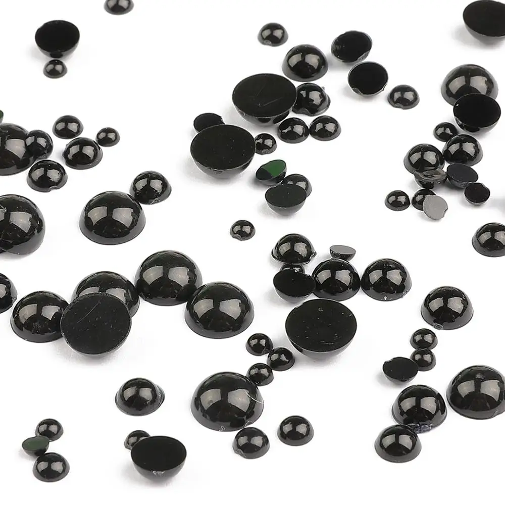 10-50MM Black Plastic Oval Safety Eyes for White Bear Doll Animal Puppet  Crafts Children DIY Toys Plush Doll Accessories - AliExpress
