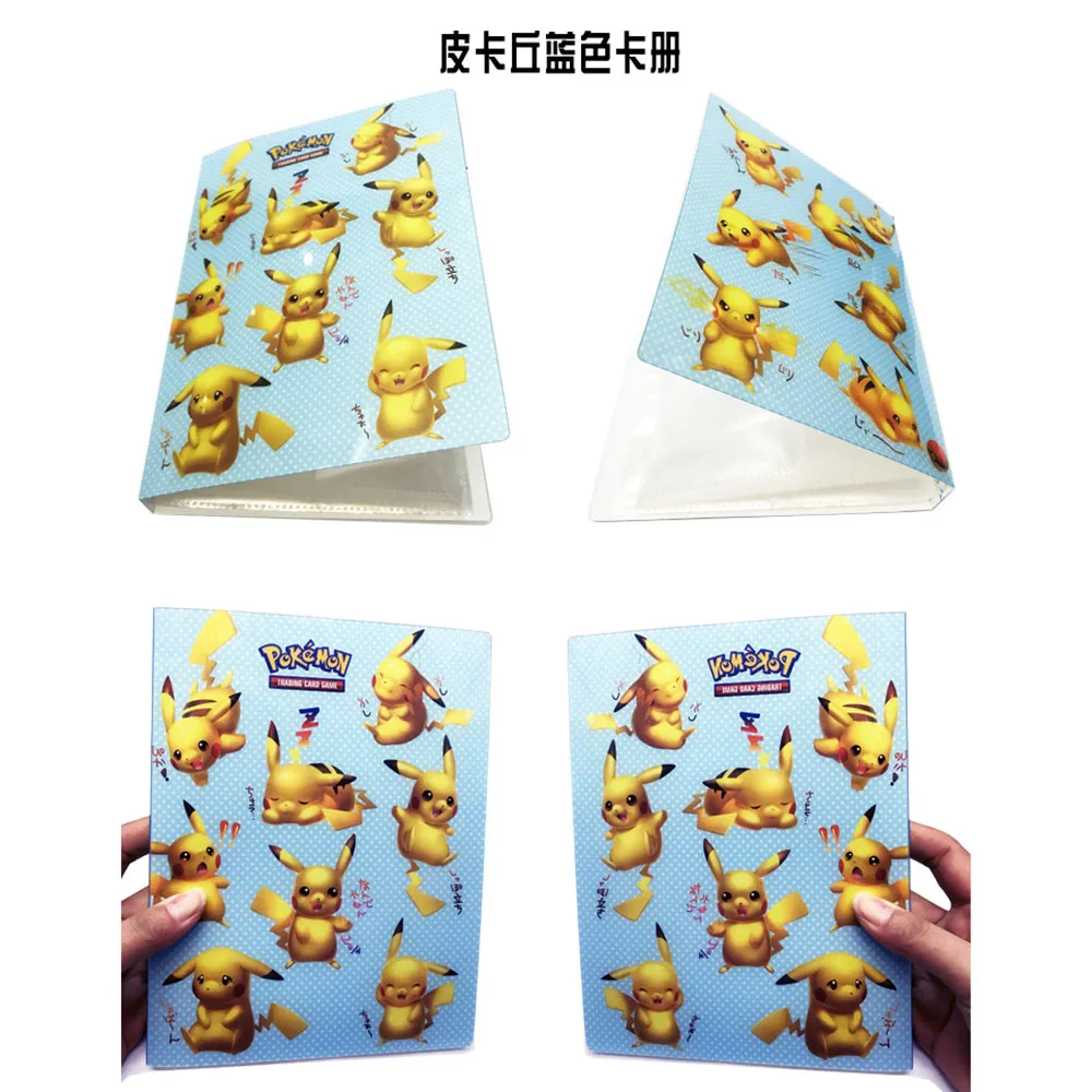 240pcs Cards Holder Album Toys For Novelty Gift Large Capacity Pokemon Cards Book Album Book Top Loaded List Playing Card BC0230 (15)
