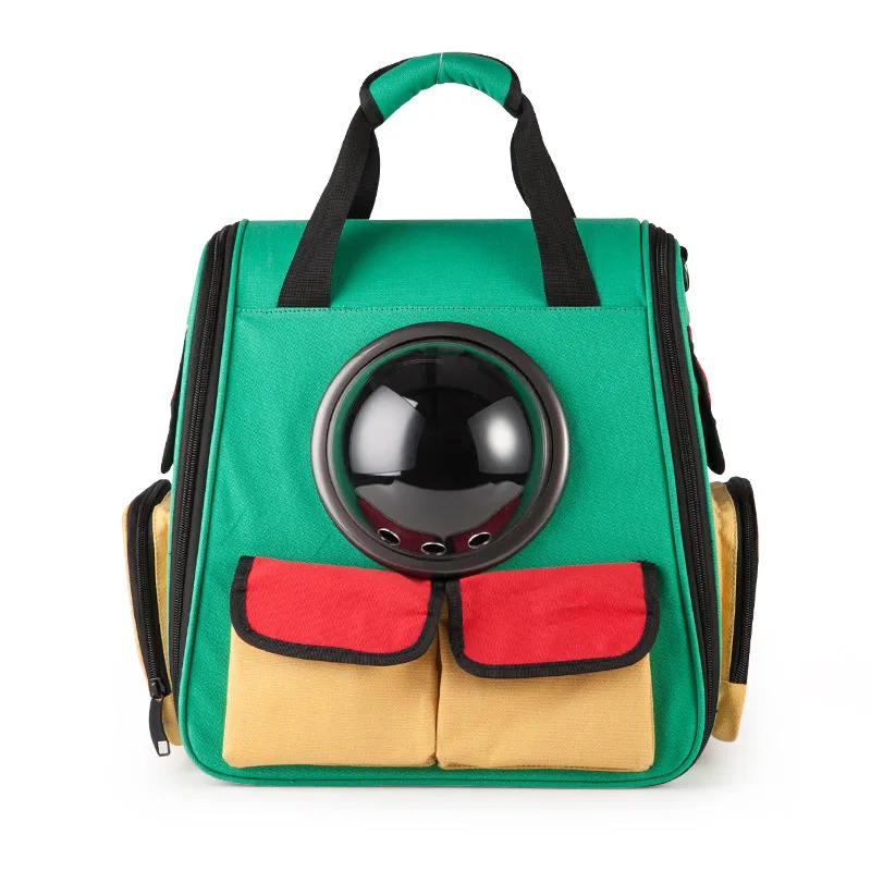 

Portable Dog Cat Handbag Pet Portable Backpack Canvas Space Pet Backpack