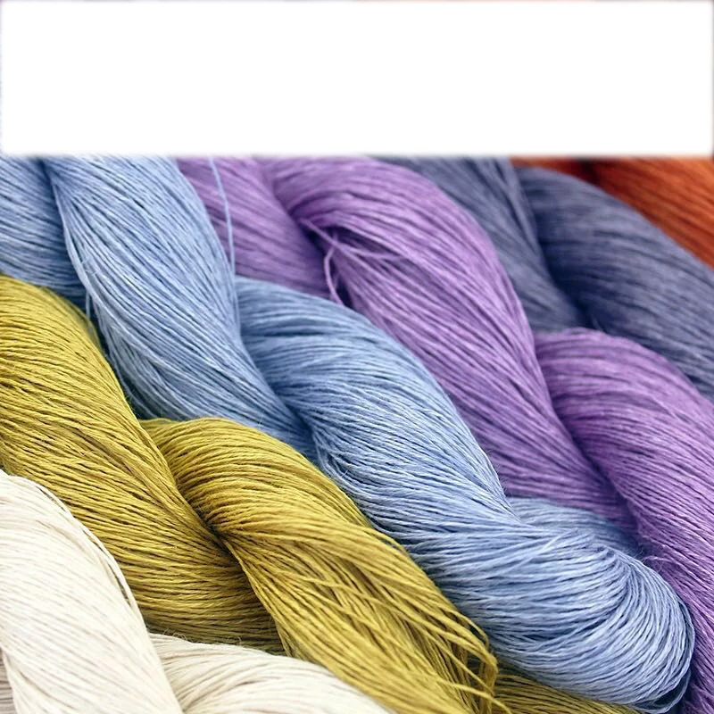 3 шт. 100% льняная нить кружевная проволока вязаная крючком накидка пряжа ручной