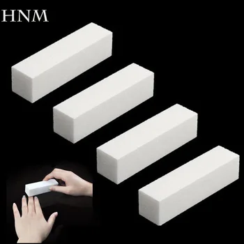 

1Pcs/Lot Sanding s ponge n ail File Buffer Block for UV Gel n ail Polish DIY n ail Art m anicure Pedicure White n ail Buffers