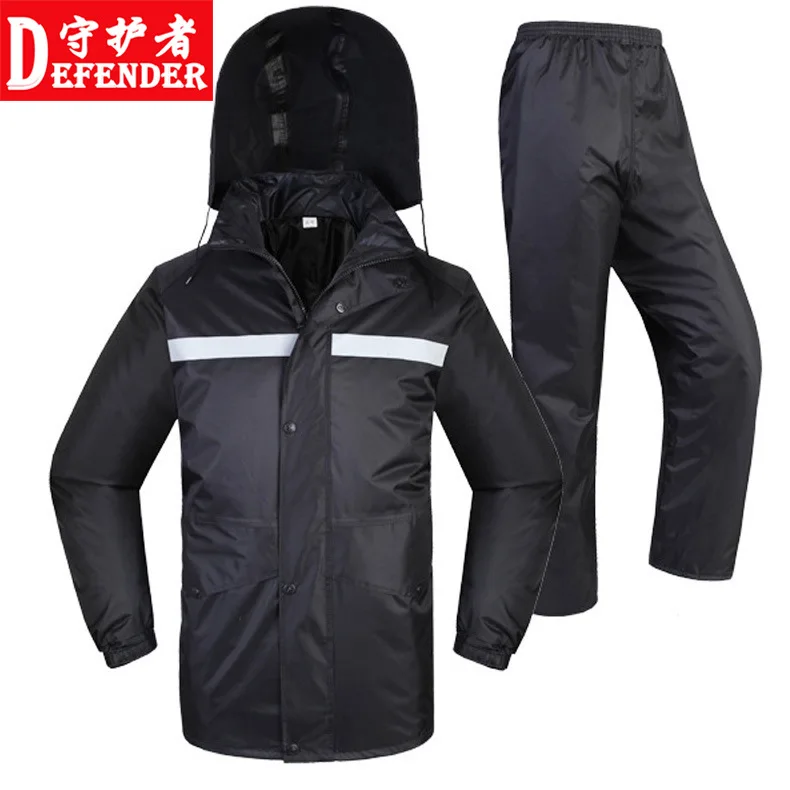 Дождевик для взрослого на открытом воздухе мотоцикл езда взрослый двухслойный