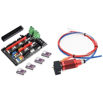 

1 Set Upgraded Ramps 1.6 Plus Mainboard Kit & 1 Set 3D Printer Accessories 24V Extruder Hot-Terminal Kit