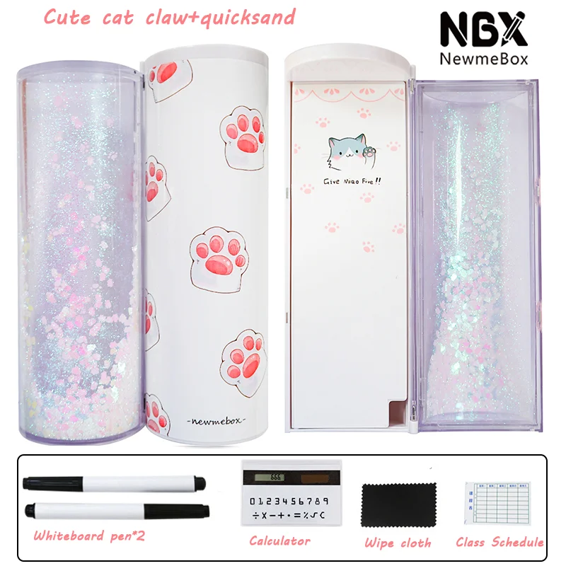NBX многофункциональный чехол с кодом розовый калькулятор Детский милый чехол-Карандаш s и стационарный для старшеклассников и мальчиков девочек