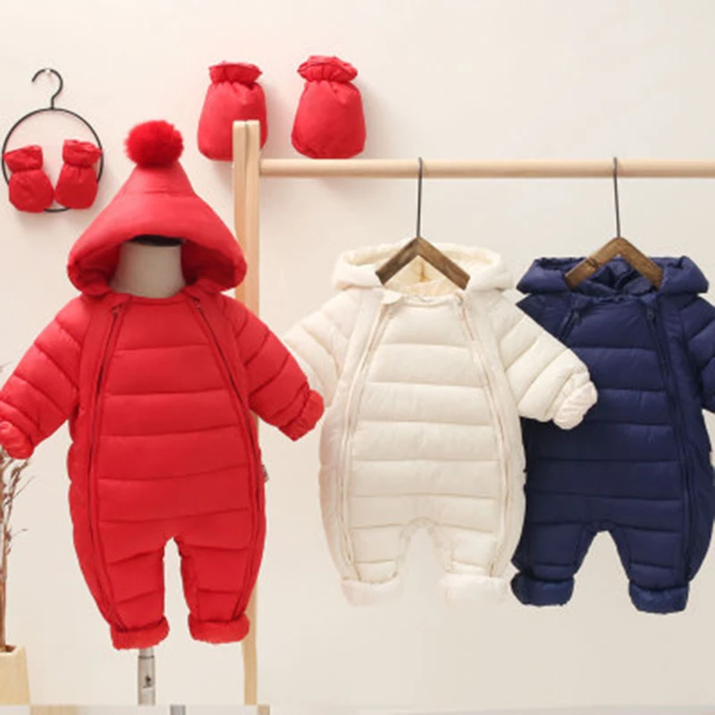 Одежда для мальчиков и девочек; хлопковые комбинезоны; зимние комбинезоны; Детские костюмы для новорожденных; Детский комплект