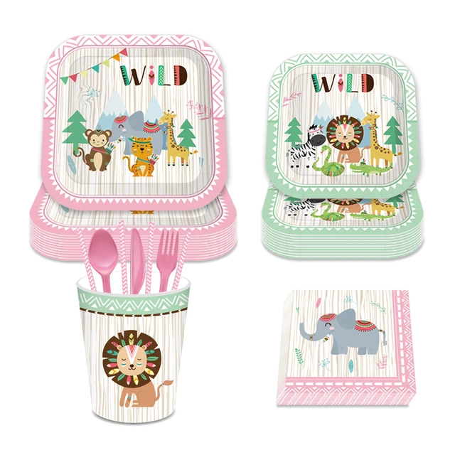 Gobelets jetables pour fête d'anniversaire, Wild Child, 9 oz, paq. 8