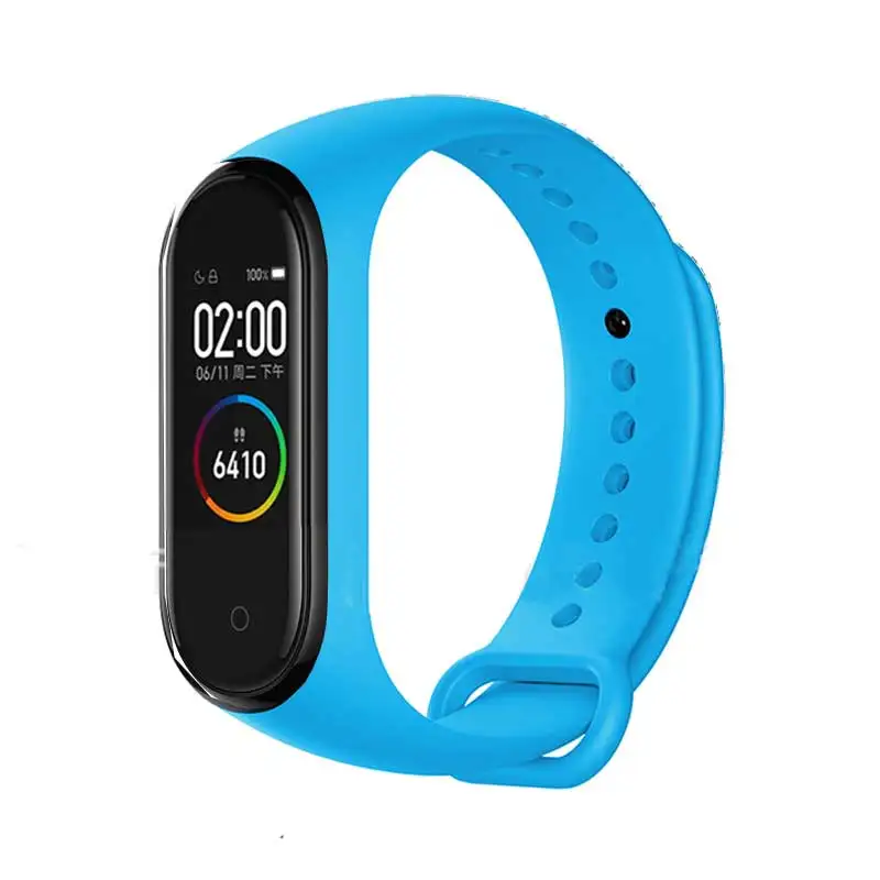 Браслет для Xiaomi mi 3 ремешка 4 силиконовый браслет Band браслета
