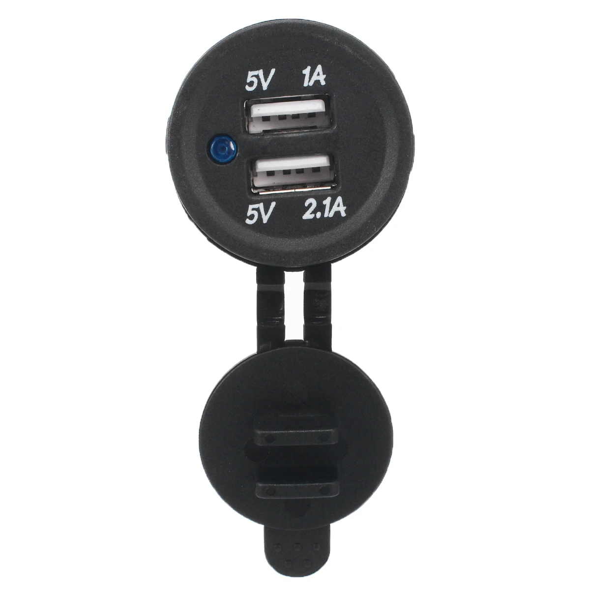 Универсальный автомобильный мотоцикл 3.1A двойной USB порт зарядное устройство розетка адаптер прикуривателя разъем питания