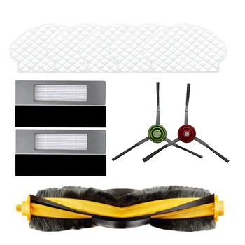 

Main Brush Disposable Mops Set for Ecovacs Deebot Ozmo 920 950 Vacuum Cleaner Parts,2 Side Brushes,Roller Brush