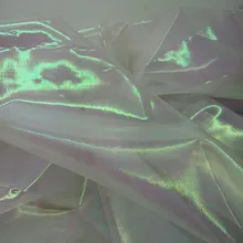 Органза волшебный цвет ткань organdy тонкий тюль блестящая ткань для рукоделия материальное украшение ткань