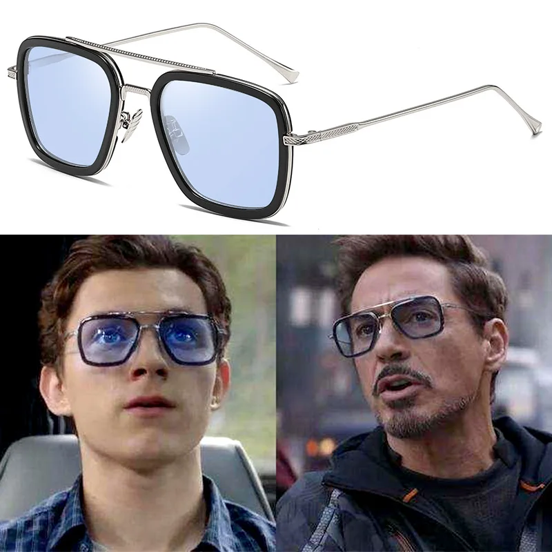 

lentes Tony stark sunglasses men polarized tecnologia 2020 sun glasses Women gafas de sol hombre mens brand lunette soleil femme