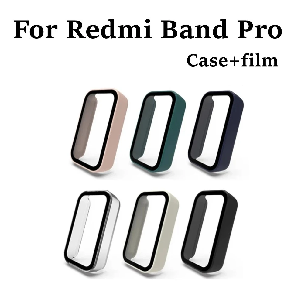 Новый Чехол + пленка для защиты экрана Xiaomi Redmi Smart Band Pro противоударный мягкий