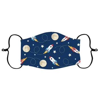 

5PCS 2020 Fashion Dust cover Children Printed Outdoor Reusable Washable Outdoor Breathable Face omfortable and soft Mask