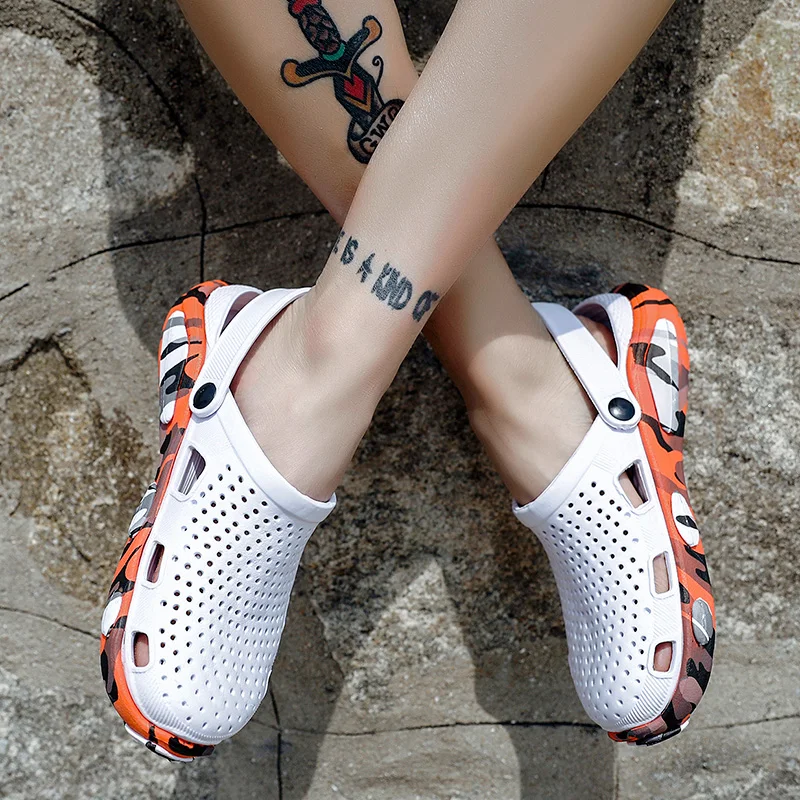 Cena Crocse Crocks mężczyzn basen sandały letnie odkryte CholasBeach buty mężczyźni Slip On chodaki ogrodowe na co dzień wody prysznic LiteRide garnek