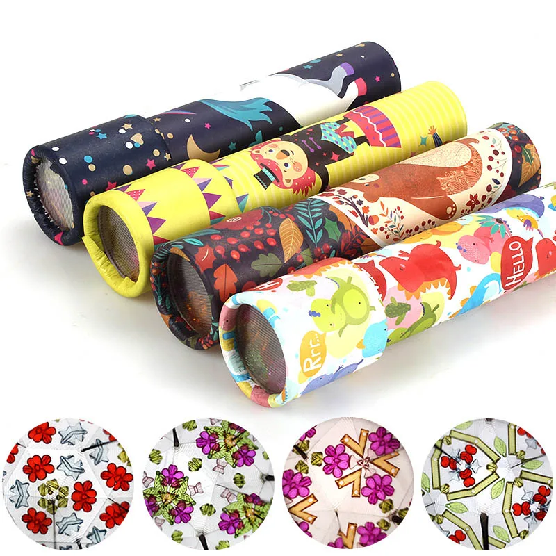Children Classic Toy Kaleidoscope Rotatable Top Toddler Sensory Toys Kids Gift High Quality