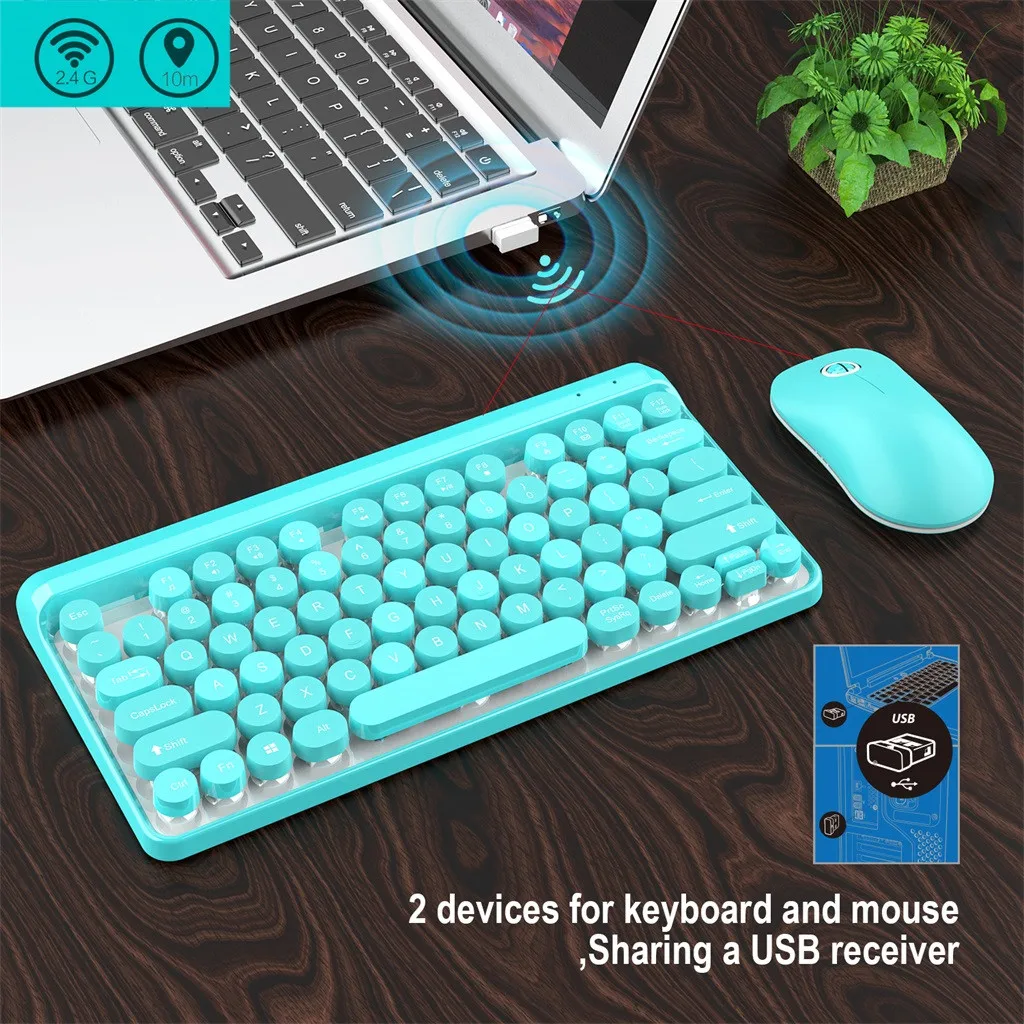 

2.4G Wireless keyboard & mouse user manual Wireless Multimedia Keyboard