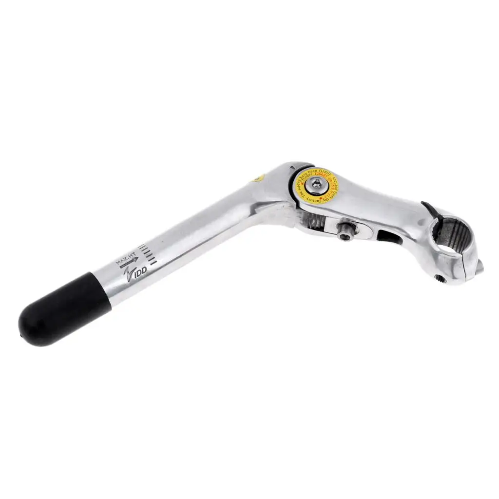 Universal Mountain Bike Handlebar Aluminum Alloy Quill Stem 25.4mm Silver