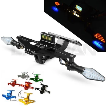 

For Yamaha Universal Motorcycle License Number Plate Frame Holder Bracket XMAX125/XMAX250/XMAX 400 XMAX300 V-MAX 1200 V MAX 1700
