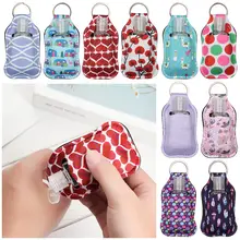 

Hand Sanitizer Bottle Holder Flip Cap Bottle Keychain Holder Bottle Refillable Container 30ml Flip Lid Travel Bottle Makeup Tool