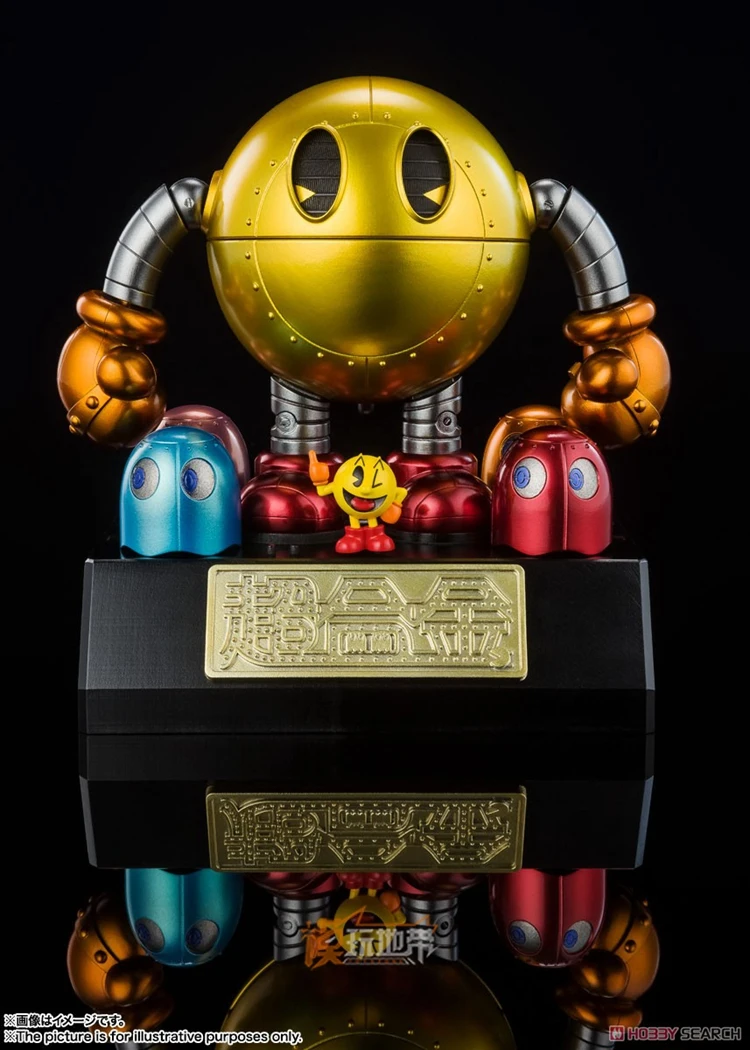 Bandai PacMan Anime Game Action Figures Pacman Robot Ghost