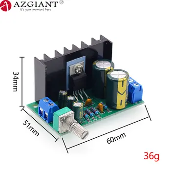 

TDA2050 TDA2030 LM1875 Audio Power Amplifier Board 5-120W Amp Module Single Power Supply DC 12-24V Volume Adjustable 1-Channel
