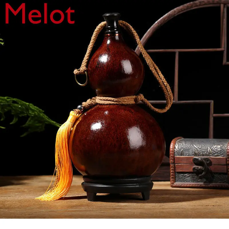 Wine Gourd Wine Water Large One Jin Natural Kettle Ancient Style Decoraive Hangings