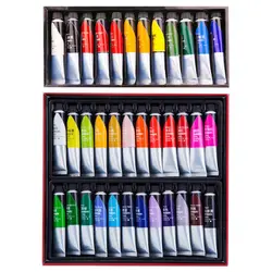 12/24 Colors Professional Acrylic Paint 20ml Drawing Painting Pigment Hand-painted for Kids DIY Artist Drop Shipping