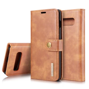 

DG.Ming Leather Card Magnetic Phone Cases for Samsung Galaxy S10 5G S10 Plus S10e S9 Plus S8 Plus S7edge S7 Phone Cover