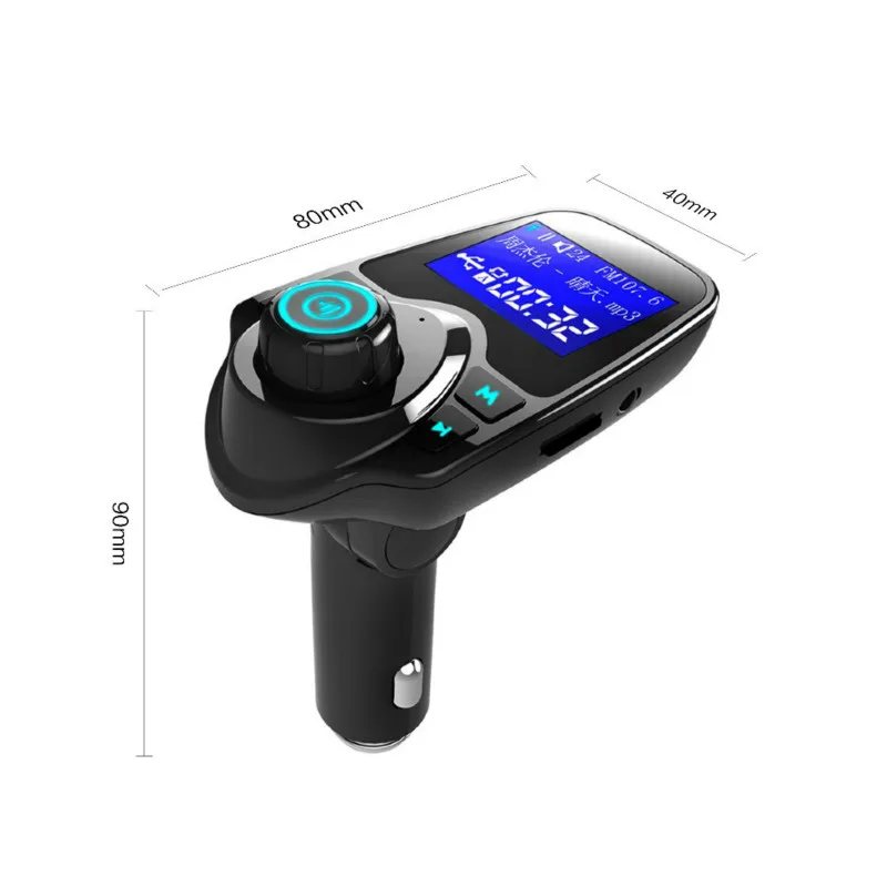MP3-плеер Музыкальный fm-передатчик Bluetooth Автомобильный плеер Авто Аудио Som Automotivo fm-модулятор Авторадио Aux зарядное устройство