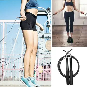 

Professional with Bearing Aluminum Handle Exercise Adjustable Skipping Rope Wire Rope Skipping 2.5M Gym Jump Rope Workout Toy