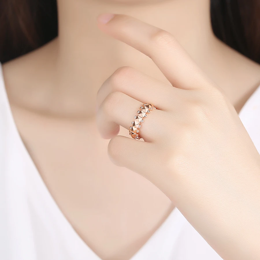 KALETINE, 925 пробы, серебряные кольца для женщин, божья коровка, энергетическое мужское кольцо, обручальное кольцо, розовое золото, ювелирное изделие, Allied Express