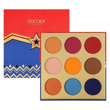 

New Highly Pigmented 9 color Matte Shimmer Eyeshadow Palette Waterproof Smudge-proof Long-lasting Colorfast Eye Shadow