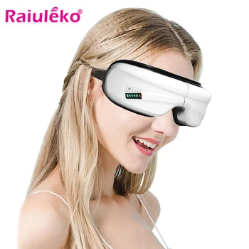

Smart Eye Massager Anti Wrinkles Eyes Massage for Tired Eyes Air Compression Heated Goggles Dark Circles Remove with Travel Case