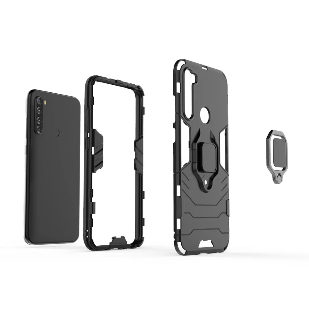 Для Xiaomi Redmi note8t чехол-накладка на заднюю панель с подставкой противоударный чехол для Redmi note8t