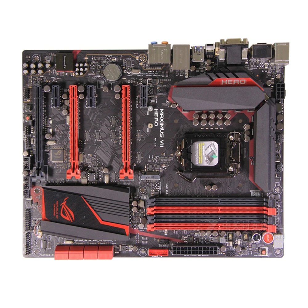 Материнская плата Z97 LGA 1150 для настольного компьютера Asus MAXIMUS VII HERO Core i7 i5 i3 DDR3 SATA3