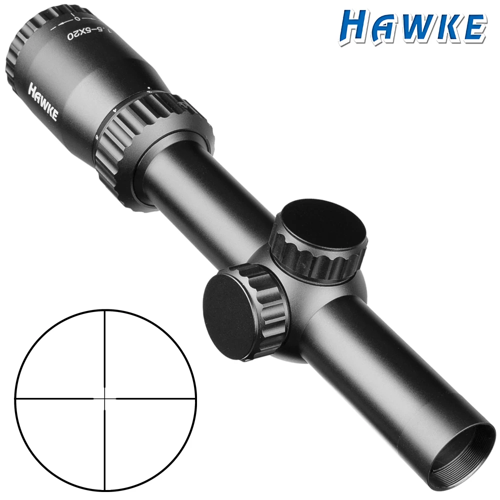 

Hawke 1.5-5X20 Scopes Tactical Hunting Riflescopes Cross Illuminated Optic Sight Reticle Scope Sniper Rifle Scope
