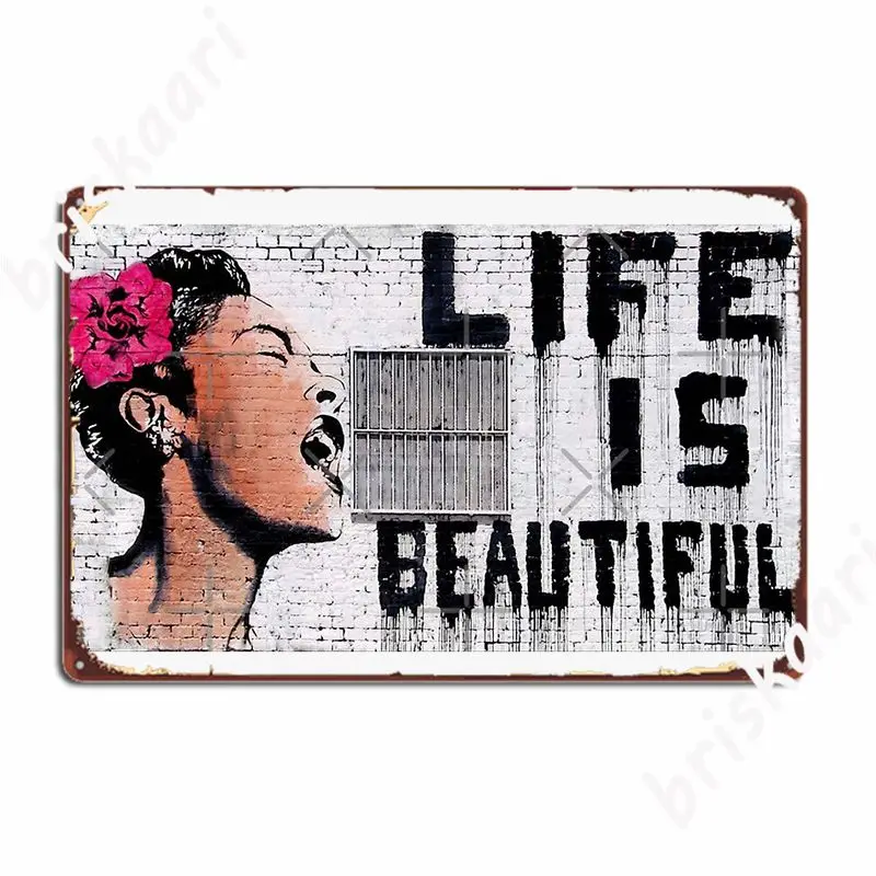 

Life Is Beautiful металлический знак настенный паб классический настенный плакат оловянный плакат