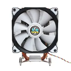 LANSHUO cpu тихий вентилятор, 4 тепловые трубки, 3 провода, кулер для процессора, вентилятор для Intel LGA 2011, Автономная материнская плата