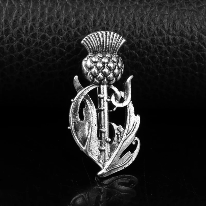 Dongsheng Jewelry Для мужчин Для женщин Викинг норвежский Outlander брошь расторопши кельтский килт Pin брошь в виде шотландской национальной Брошь В Виде Цветка