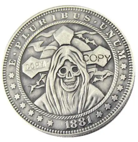 HB(103)US Hobo 1881 Morgan Dollar креативные посеребренные копировальные монеты | Дом и сад