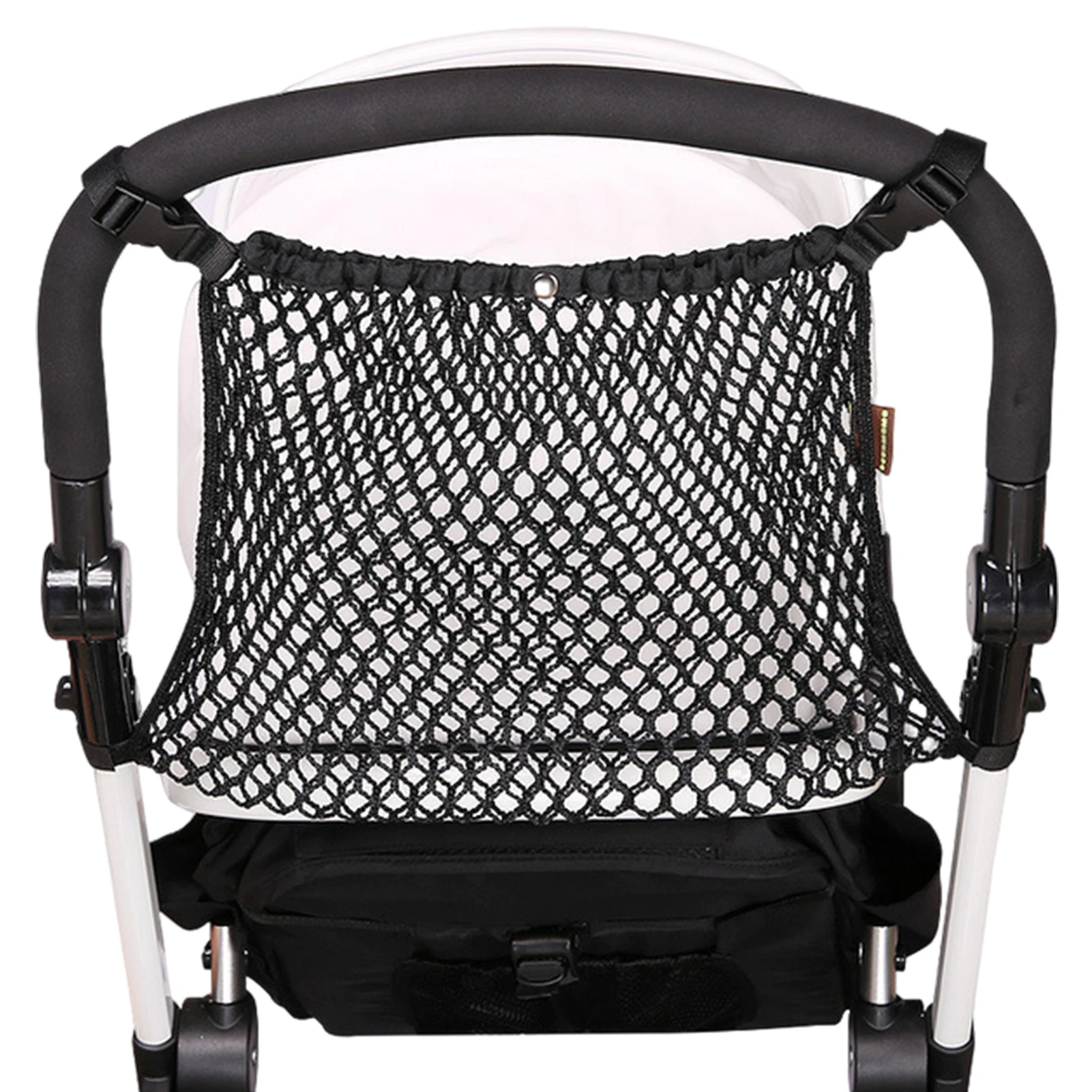 Baby Strollers best of sale Baby Stroller Net Pocket Infant Stroller Mesh Bottle Diaper Storage Organizer Bag Holder Large Size Hanging Stroller Positive baby stroller accessories deals	