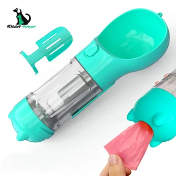 

Portable Cup Multi-purpose Pot Drinking Device with Dog Poop Bag and Trowel New Multi-function Dog Travel Pet Utensils DD-001
