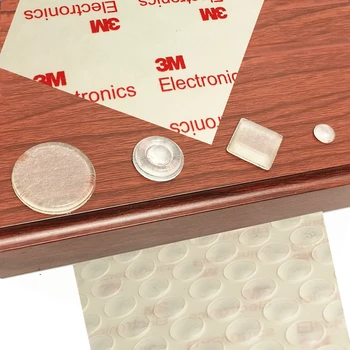 

Silicone Furniture Pads Cushion Anti collision particle Self Adhesive Rubber Damper Buffer Cabinet Door Bumpers Protective Pads